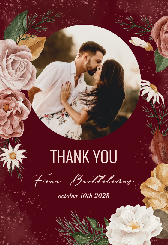 High-Quality Bridal Party Thank You Cards View Art High-Quality Bridal Party Thank You Cards View Art